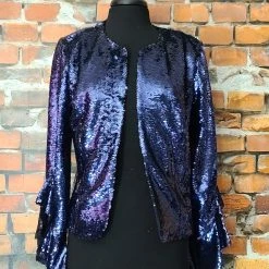 Alberto Makali Ruffle Embellished Jacket TIFFIANY'S CLOSET