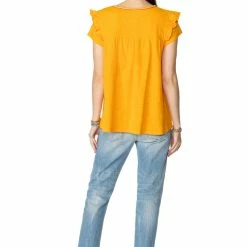 Double D Ranch Wear - Folk Foray Collection Palomita Top Tops