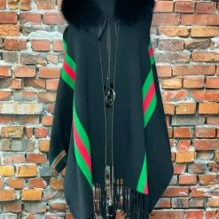 Oo La La Cape With Fox Fur Collar TIFFIANY'S CLOSET