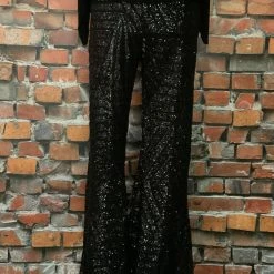 Girl On A Vine TIFFIANY'S CLOSET Sheer Sequin Pant With A Flare!