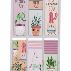 The Sparkling Spur Gifts/Grace Grow In Grace Magnetic Bookmark Set Of 6