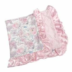 The Sparkling Spur Bashful Pink Floral Blanket Kids Of A King