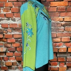 Double D Ranchwear Jeweled Flower Sweater