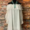 Vintage Collection TIFFIANY'S CLOSET Flowing Ruffled (on/off The Shoulder) Tunic