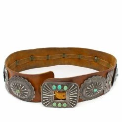 Peyote Bird Designs Vintage Sterling Silver Concho Belt Handbags/Belts/Accessories