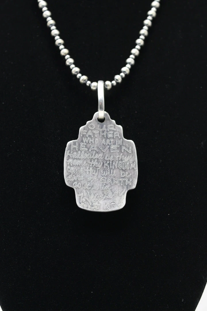 Flash Sale π Kathy Sands Jewelry Our Father Pendent With Turquoise Stone π 6 Kathy Sands Jewelry Our Father Pendent With Turquoise Stone
