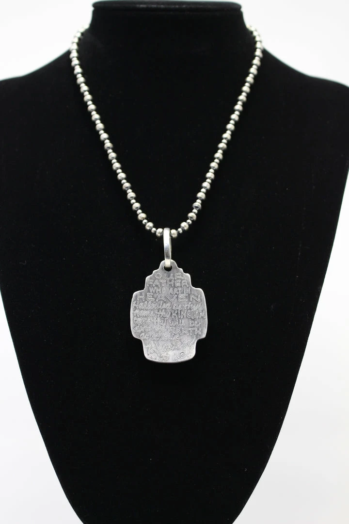 Flash Sale π Kathy Sands Jewelry Our Father Pendent With Turquoise Stone π 4 Kathy Sands Jewelry Our Father Pendent With Turquoise Stone