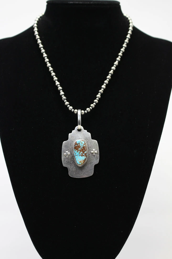 Flash Sale π Kathy Sands Jewelry Our Father Pendent With Turquoise Stone π 3 Kathy Sands Jewelry Our Father Pendent With Turquoise Stone