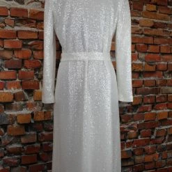 The Sparkling Spur Dazzling Long Sequined Coat Jackets