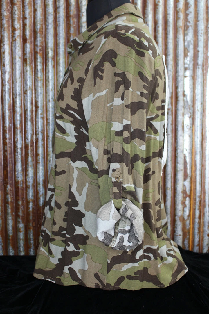 Buy 𧨠The Sparkling Spur Camo π Shirt With Embroidery Patch π 6 The Sparkling Spur Camo Shirt With Embroidery Patch