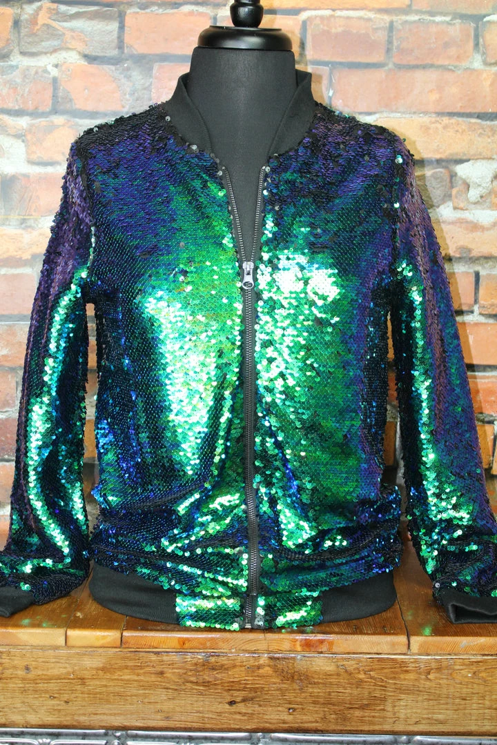 Promo π₯° The Sparkling Spur TIFFIANY'S CLOSET Shimmering Sequined Jacket β¨ 4 The Sparkling Spur TIFFIANY'S CLOSET Shimmering Sequined Jacket
