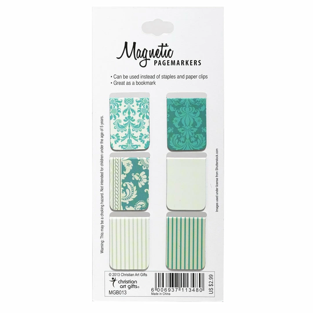 Brand new ⭐ The Sparkling Spur Gifts/Grace Believe Mini Magnetic Bookmark Set ✔️ 4 The Sparkling Spur Gifts/Grace Believe Mini Magnetic Bookmark Set