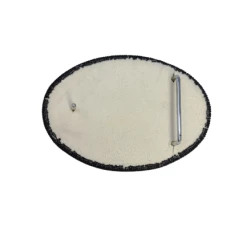 Tex’s Line Kaleidoscope Of Color Large Oval Beaded Buckle With Cut Beads Accessories