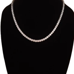 The Sparkling Spur New Arrivals 20" Silver Tennis Necklace