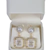 The Sparkling Spur The Charlie Pearl & Diamond Earrings Jewelry