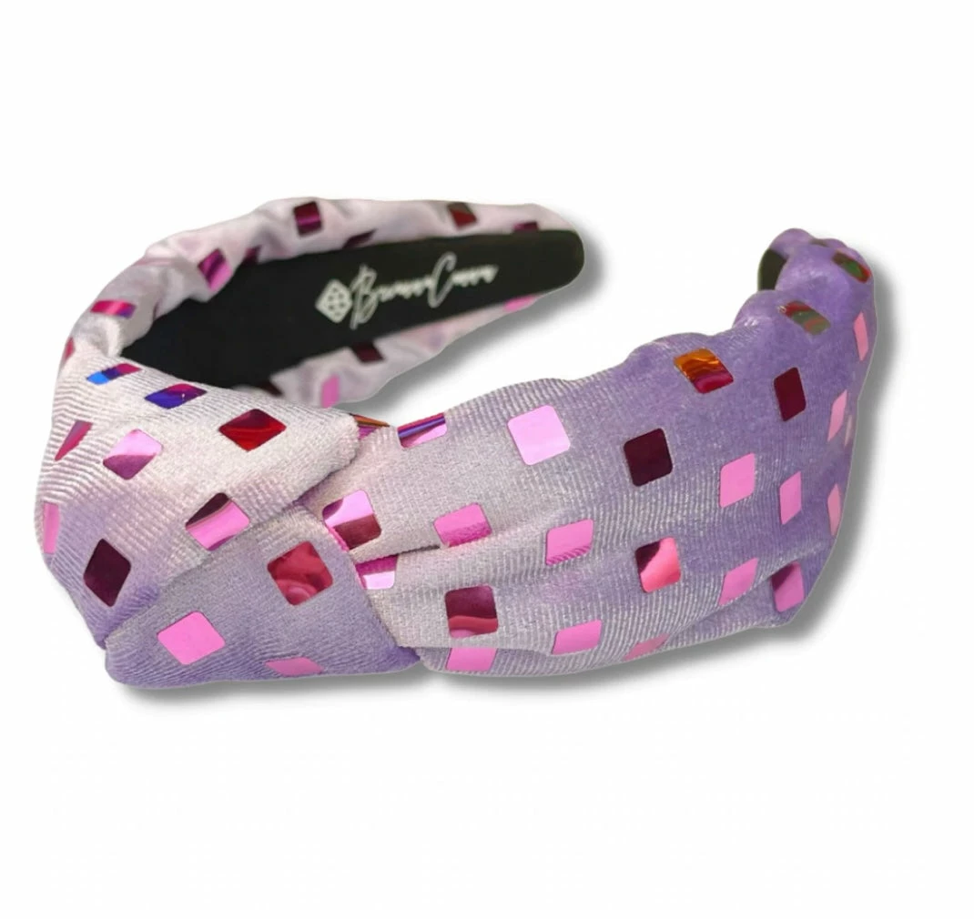 Deals π Brianna Cannon Velvet Knotted Headband With Metallic Squares New Arrivals π€© 4 Brianna Cannon Velvet Knotted Headband With Metallic Squares New Arrivals