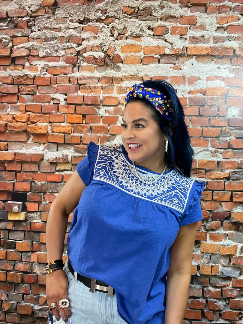 Hot Sale π Double D Ranch Wear - Folk Foray Collection Palomita Top π 4 Double D Ranch Wear - Folk Foray Collection Palomita Top