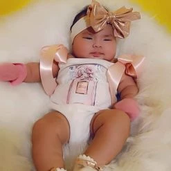 The Sparkling Spur Coco Perfume Bottle Onesie Kids Of A King