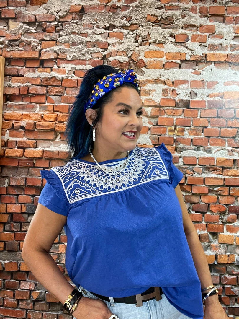 Hot Sale π Double D Ranch Wear - Folk Foray Collection Palomita Top π 3 Double D Ranch Wear - Folk Foray Collection Palomita Top