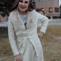 The Sparkling Spur Dazzling Long Sequined Coat Jackets