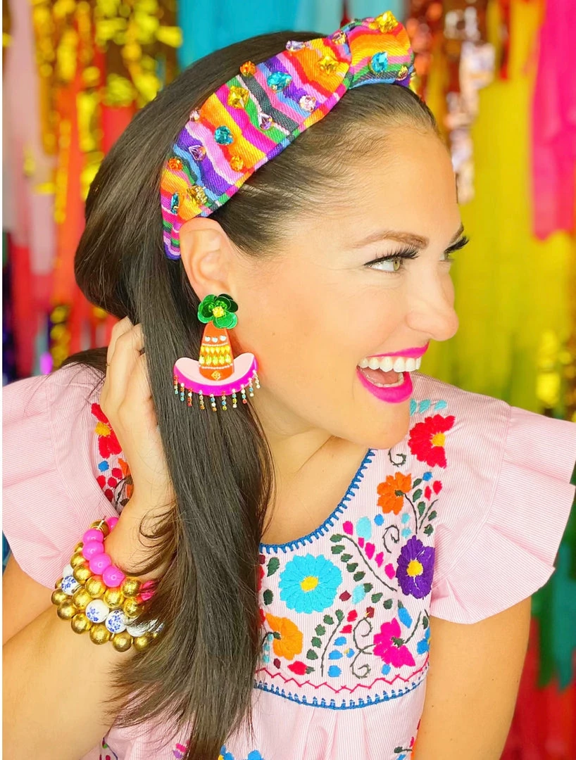 Outlet β Brianna Cannon Hats/Headbands/Scarves/Gloves Rainbow Serape Fiesta Crystal Headband π 7 Brianna Cannon Hats/Headbands/Scarves/Gloves Rainbow Serape Fiesta Crystal Headband