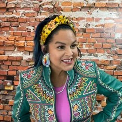 Double D Ranch - Folk Foray Collection Festival Of Colors Jacket