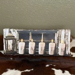 The Sparkling Spur Faith Sign (Table Top)