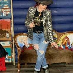 Oo La La The Cheetah Goldie Blazer Jackets