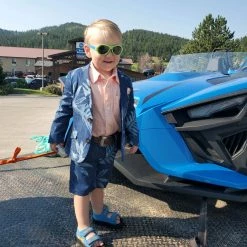 The Sparkling Spur Kids Of A King Tropical Palms Sports Jacket