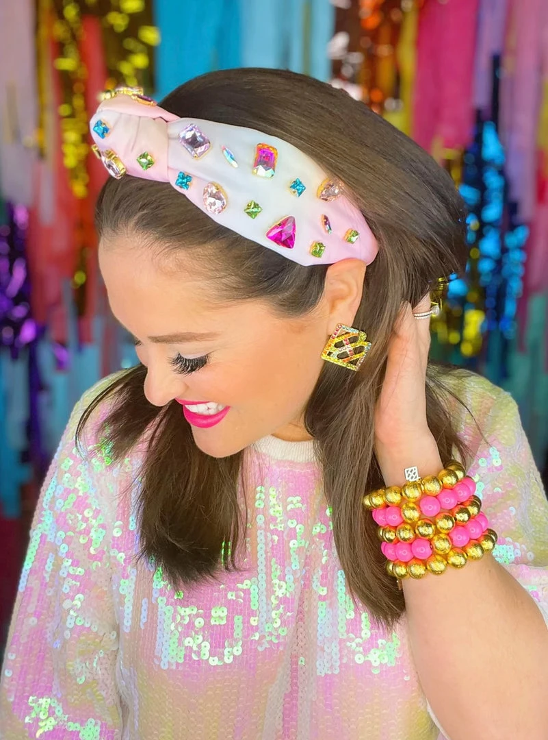 Promo 🥰 Brianna Cannon Confetti Crystal Ombré Headband Hats/Headbands/Scarves/Gloves 😍 3 Brianna Cannon Confetti Crystal Ombré Headband Hats/Headbands/Scarves/Gloves