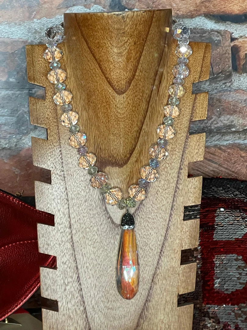 Coupon ✔️ The Sparkling Spur Clear Crystal Drop W/Clear Cut Beads ✨ 4 The Sparkling Spur Clear Crystal Drop W/Clear Cut Beads