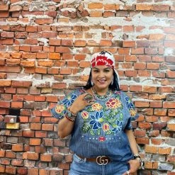 Double D Ranch Wear - Folk Foray Collection Tops Ynez Poncho