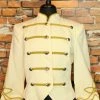 Budget 🌟 Hairston Roberson Ivory Jacket With Gold Braid ⌛ 1 Hairston Roberson Ivory Jacket With Gold Braid