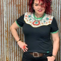 Double D Ranch Wear Weston Western Tee Tops