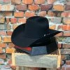 American Hat Company Men's Hats 200X BLACK FELT HAT