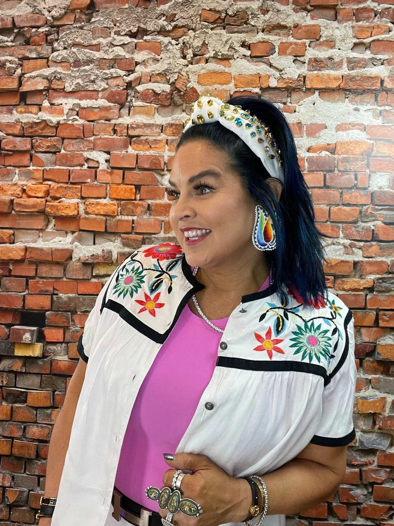 New π Double D Ranch Wear - Folk Foray Collection Tops Che Wa Wa Top π 4 Double D Ranch Wear - Folk Foray Collection Tops Che Wa Wa Top