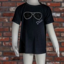 The Sparkling Spur Kids Of A King Lil Miss Diva Tee