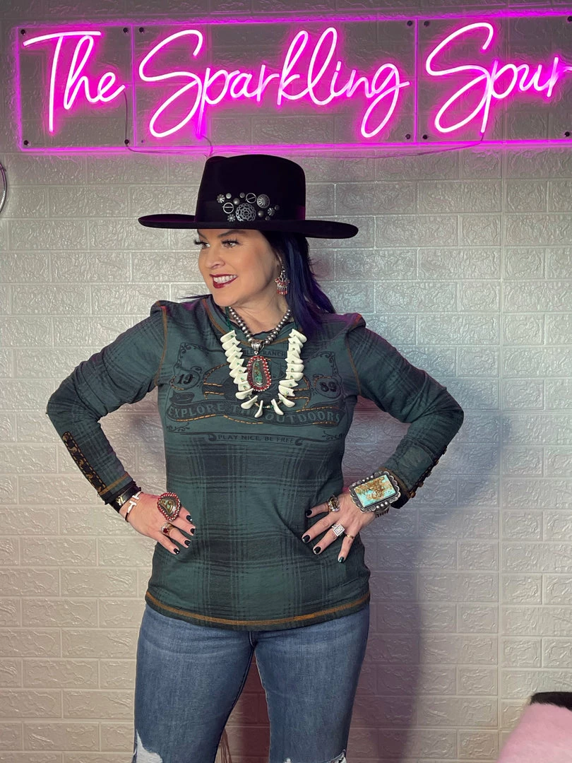 Buy π― Double D Ranch - Adirondacks Woodcutter Tee 𧨠8 Double D Ranch - Adirondacks Woodcutter Tee