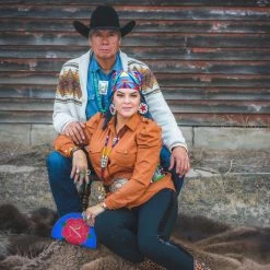 Teton Trade Cloth Elias Not Afraid - Satin Scarf Geometric Hats/Headbands/Scarves/Gloves