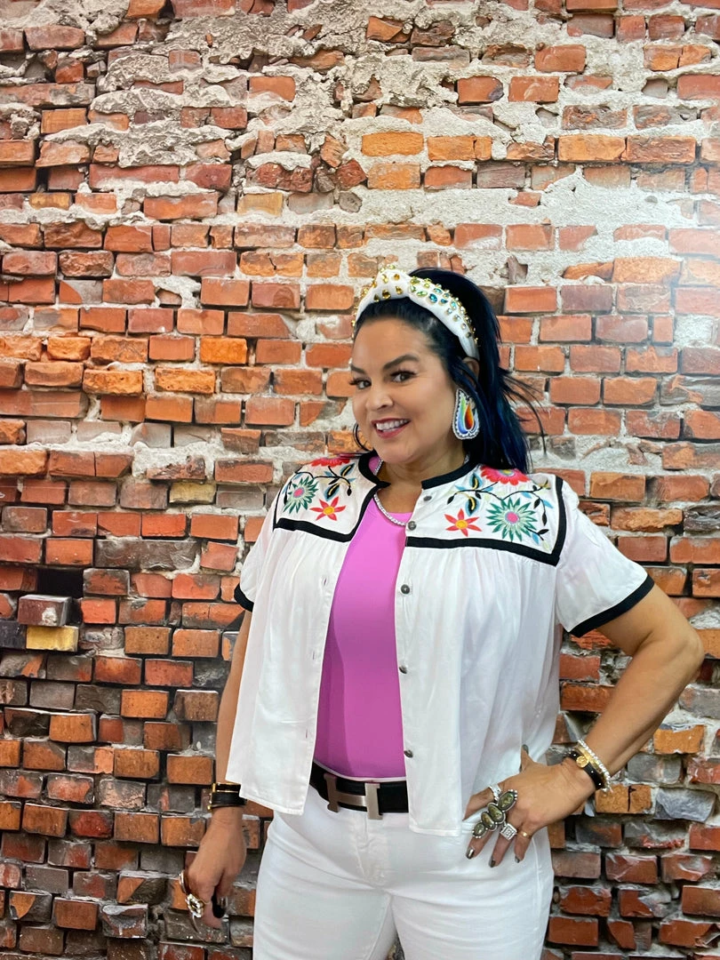 New π Double D Ranch Wear - Folk Foray Collection Tops Che Wa Wa Top π 7 Double D Ranch Wear - Folk Foray Collection Tops Che Wa Wa Top