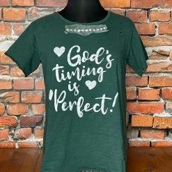 A Rare Bird Tops GOD’S Timing Is PERFECT Tee