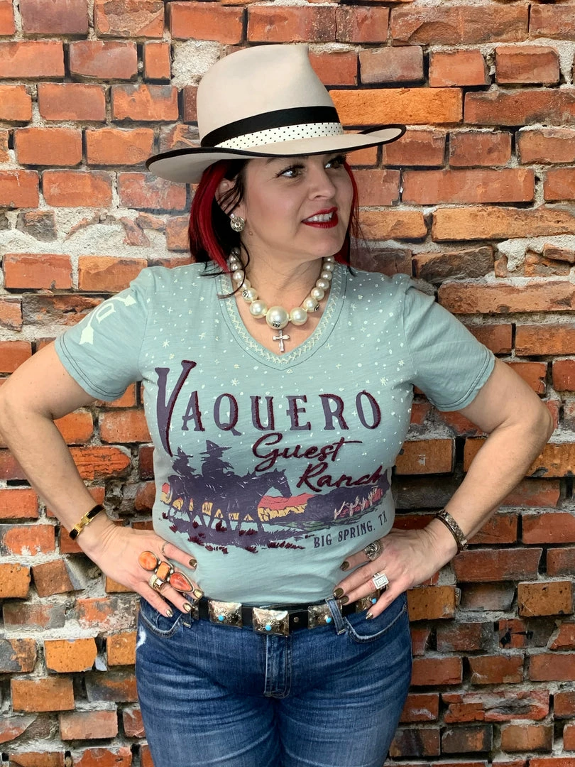 Best Pirce β¨ Double D Ranch Wear Vaquero Guest Ranch Tee Tops π― 5 Double D Ranch Wear Vaquero Guest Ranch Tee Tops