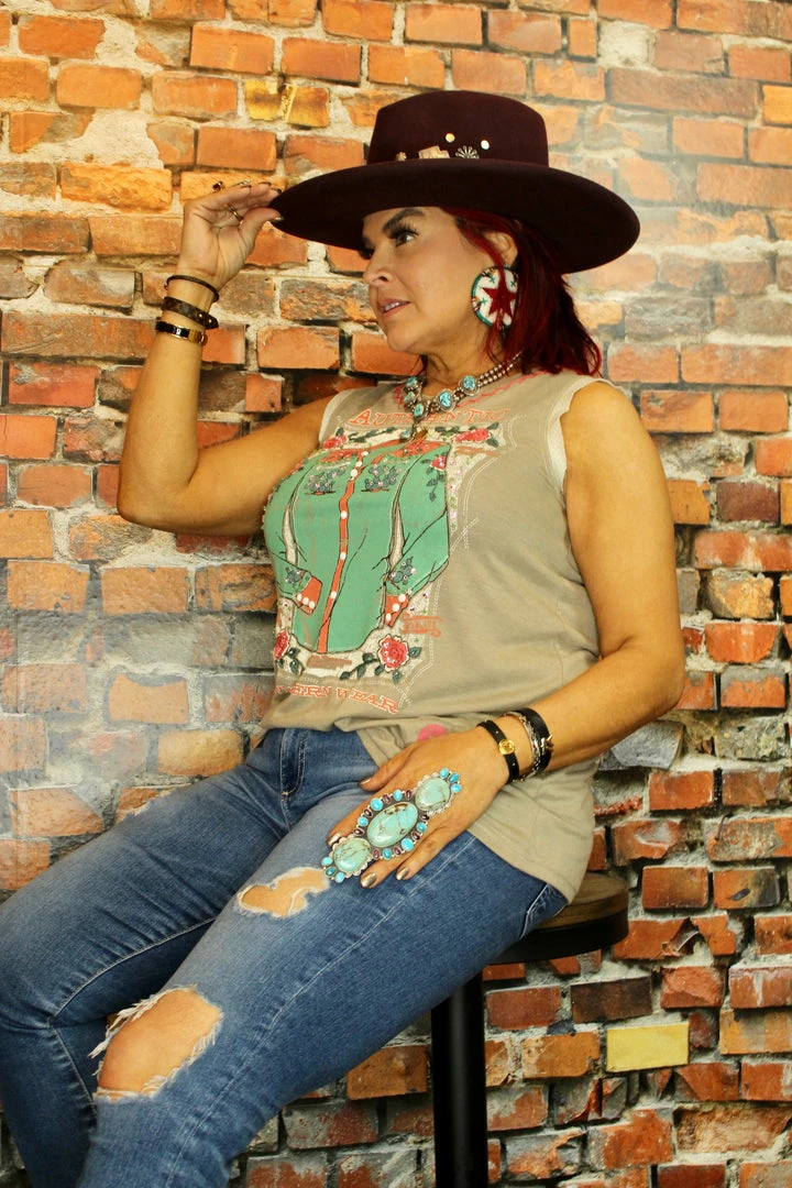 Wholesale π― Double D Ranch - Gayle Collection Authentic Western Wear Tank Tops π 3 Double D Ranch - Gayle Collection Authentic Western Wear Tank Tops