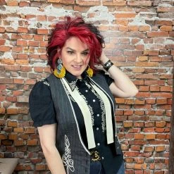 Brand new β€οΈ Double D Ranch Wear - Maria Collection Bank Teller Vest Vests π 11 Double D Ranch Wear - Maria Collection Bank Teller Vest Vests