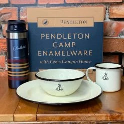 Budget ✔️ Pendleton Camp Enamelware Dishes Home Goods ⌛ 10 Pendleton Camp Enamelware Dishes Home Goods