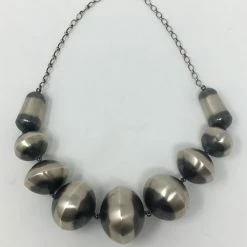 Peyote Bird Designs Mega Silver Bead Necklace Jewelry