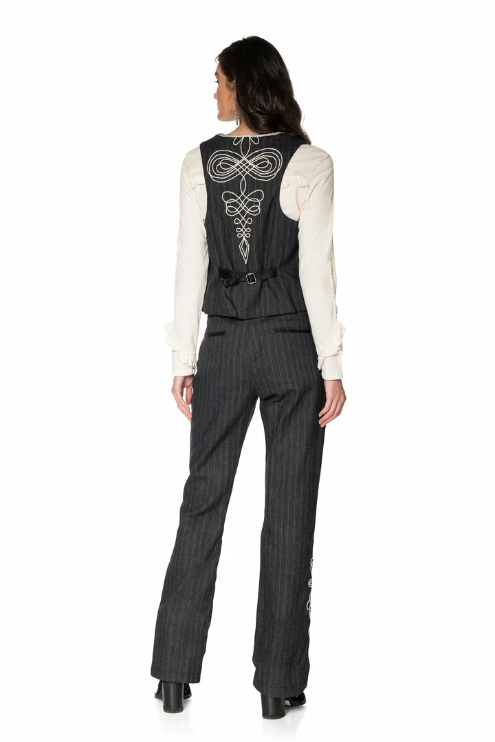 Brand new β€οΈ Double D Ranch Wear - Maria Collection Bank Teller Vest Vests π 8 Double D Ranch Wear - Maria Collection Bank Teller Vest Vests