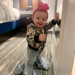 M.L. Kids Bell Bottom Jeans Kids Of A King