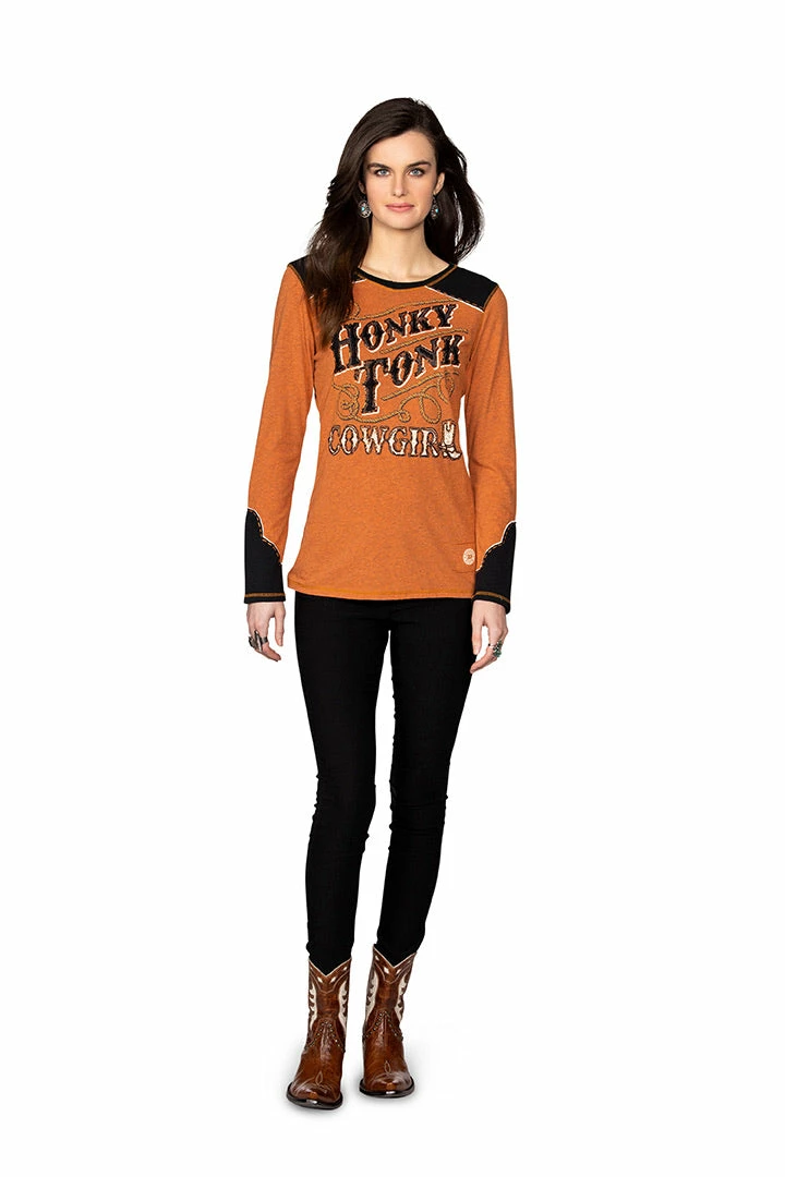 Brand new π Double D Ranch Wear - Matagorda Collection Honky Tonk Cowgirl Tee π 5 Double D Ranch Wear - Matagorda Collection Honky Tonk Cowgirl Tee