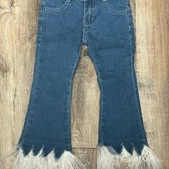 The Sparkling Spur Flare Jeans With Tulle Hem Kids Of A King